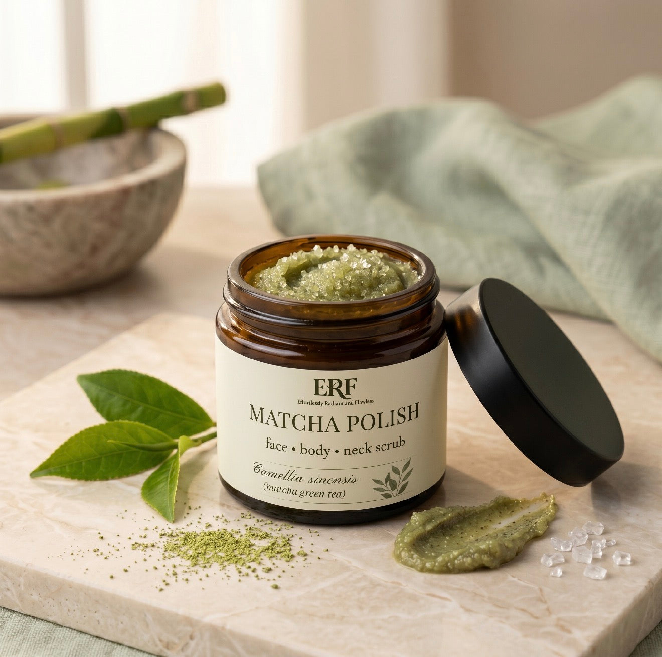 Matcha Polish Face Scrub - Green Tea